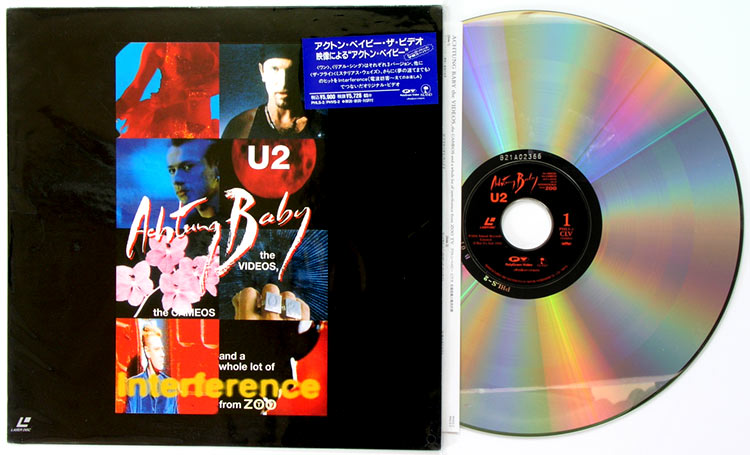 U2 VHSビデオ 3本セット「アクトン・ベイビー・ザ・ビデオ」「ポップ 